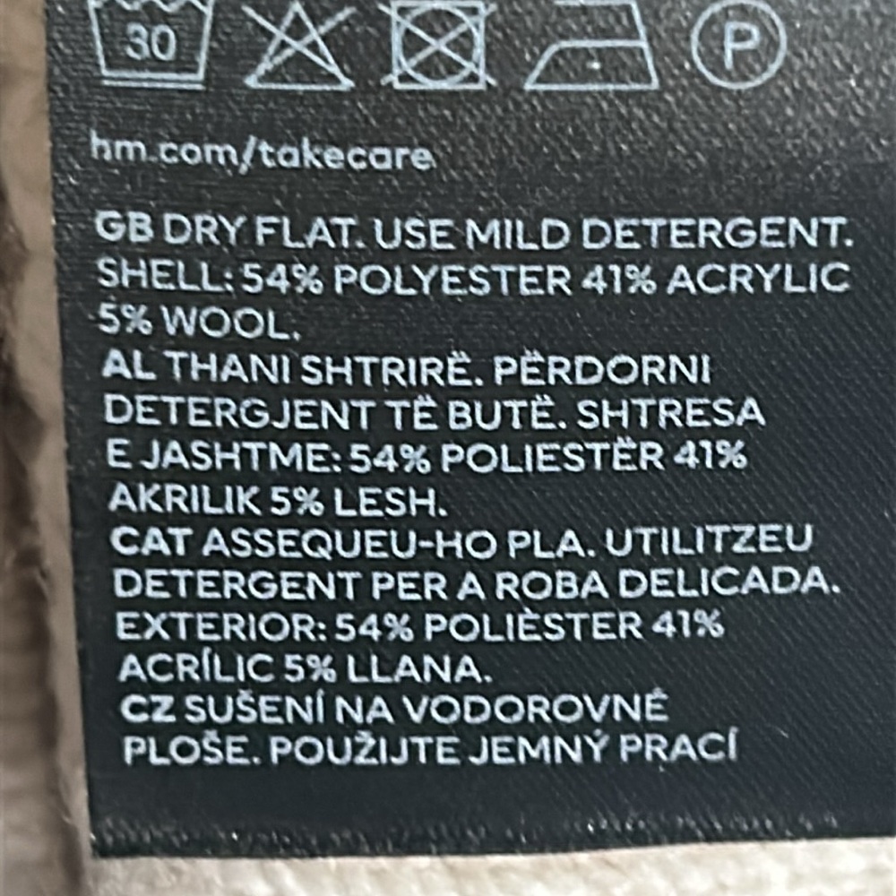 New H & M Fitted Mock Neck Plush Ribbed Long Sleeve Sweater Dress - Picture 11 of 12